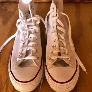 White high top converse